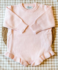 Light Pink Long Sleeve Romper