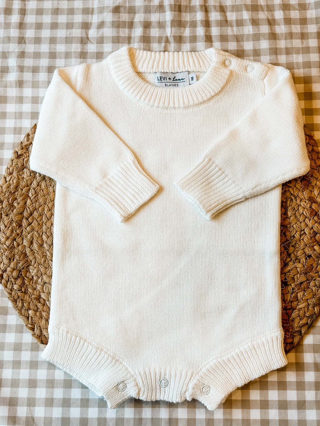 White Long Sleeve Non- Ruffle Romper