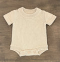 Ivory Short Sleeve Romper
